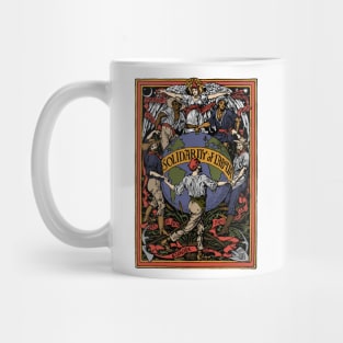 Solidarity of Labour In Color - Walter Crane, Socialist, Propaganda, Leftist, Communist Mug